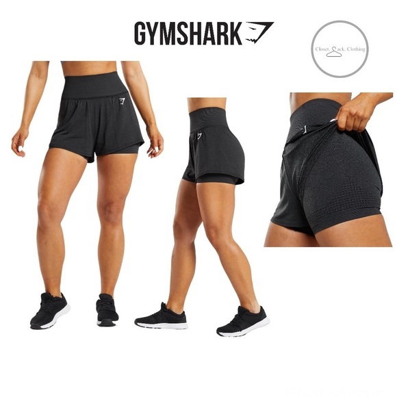 Gymshark Pants - GYMSHARK VITAL SEAMLESS 2.0 2-IN-1 SHORTS Size XXL